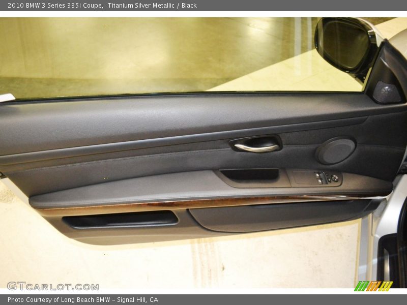 Titanium Silver Metallic / Black 2010 BMW 3 Series 335i Coupe