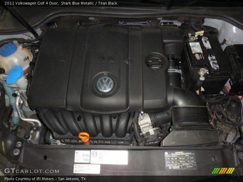 Shark Blue Metallic / Titan Black 2011 Volkswagen Golf 4 Door