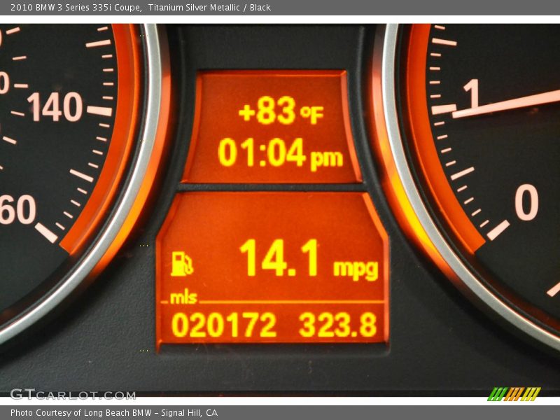 Titanium Silver Metallic / Black 2010 BMW 3 Series 335i Coupe