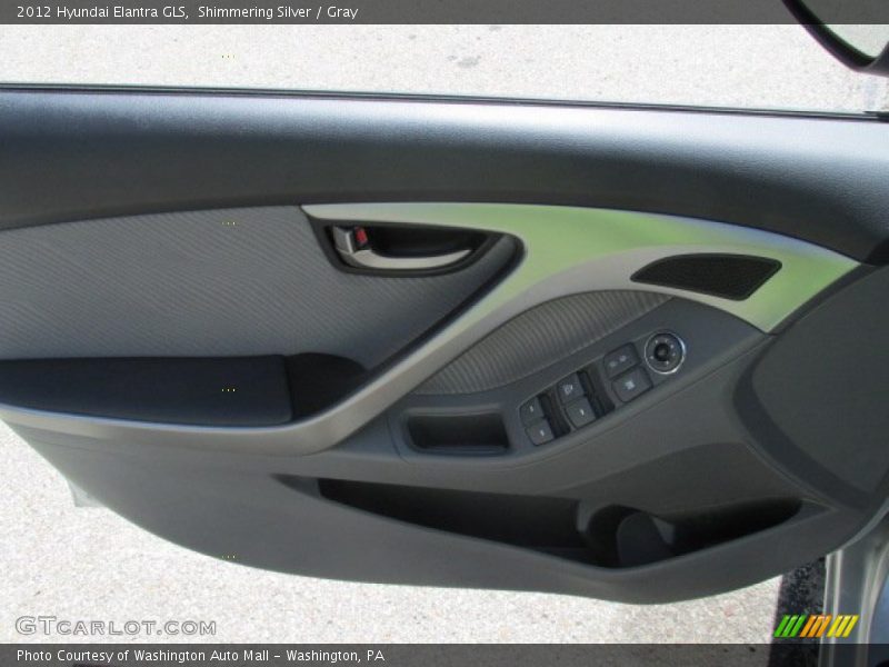 Shimmering Silver / Gray 2012 Hyundai Elantra GLS