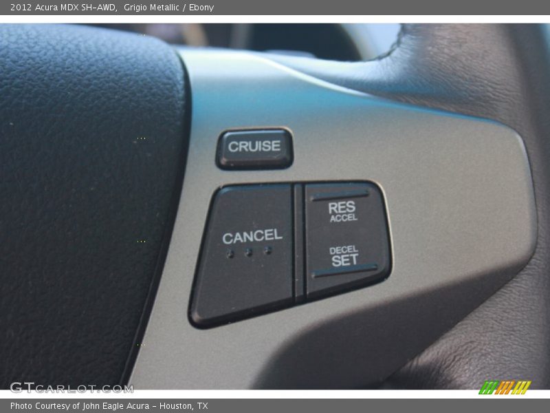 Grigio Metallic / Ebony 2012 Acura MDX SH-AWD