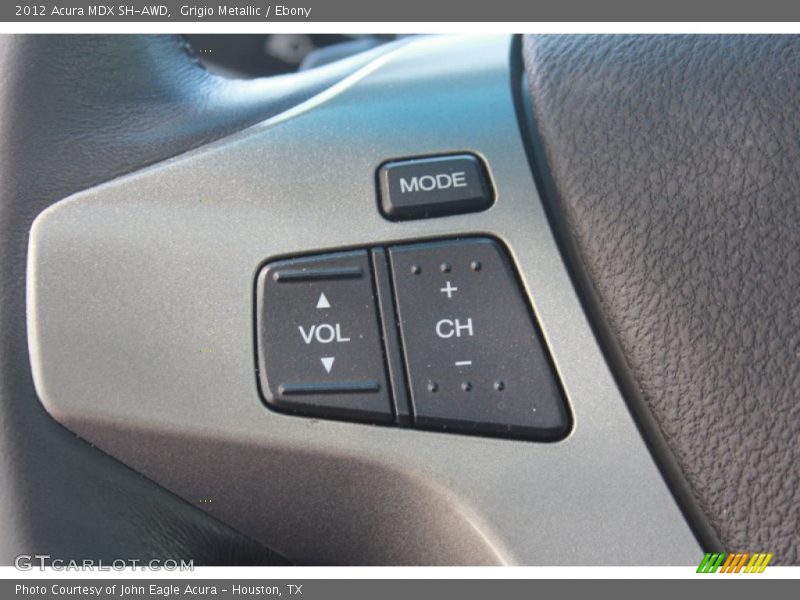 Grigio Metallic / Ebony 2012 Acura MDX SH-AWD