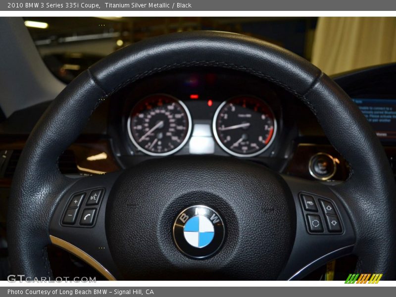 Titanium Silver Metallic / Black 2010 BMW 3 Series 335i Coupe