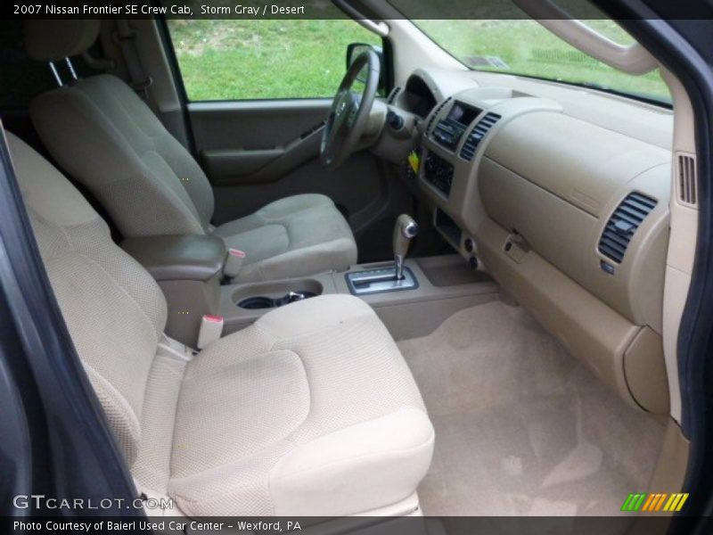 Storm Gray / Desert 2007 Nissan Frontier SE Crew Cab