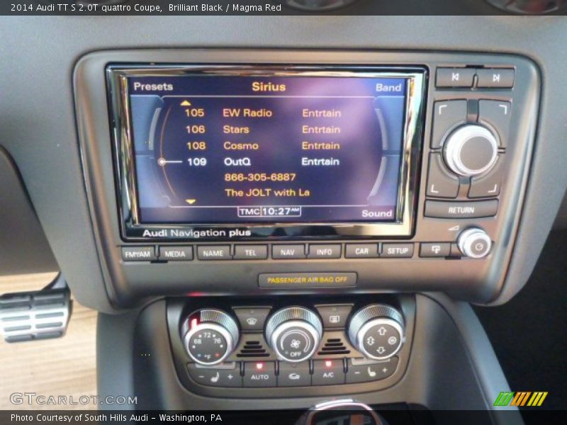 Controls of 2014 TT S 2.0T quattro Coupe