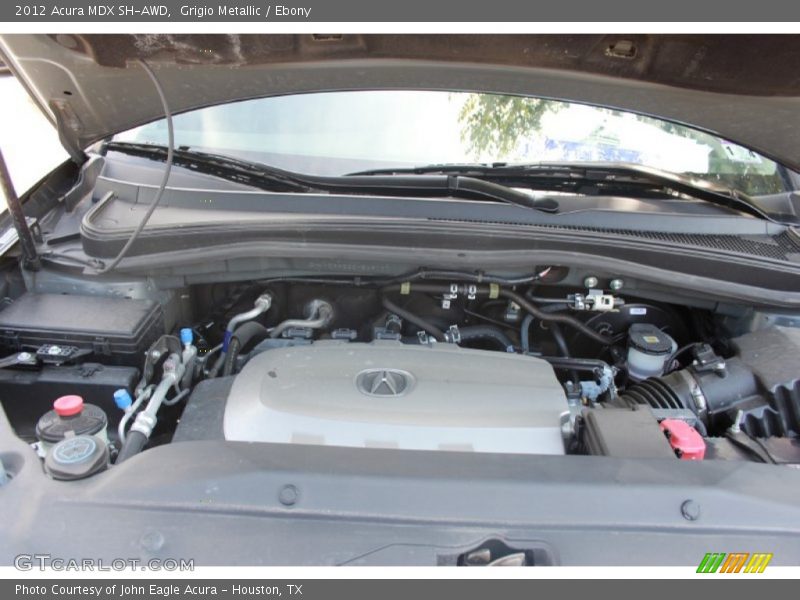 Grigio Metallic / Ebony 2012 Acura MDX SH-AWD