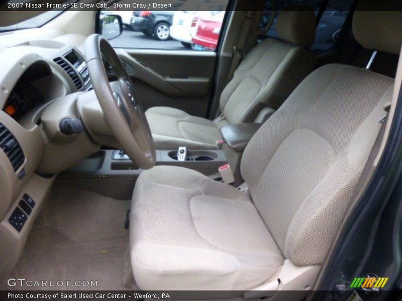 Storm Gray / Desert 2007 Nissan Frontier SE Crew Cab