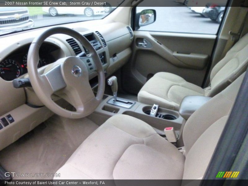 Storm Gray / Desert 2007 Nissan Frontier SE Crew Cab