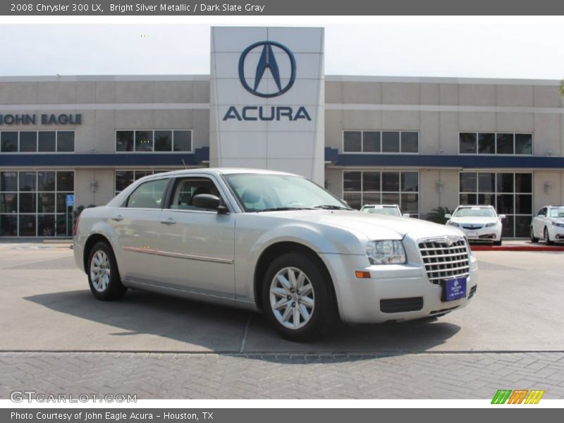 Bright Silver Metallic / Dark Slate Gray 2008 Chrysler 300 LX