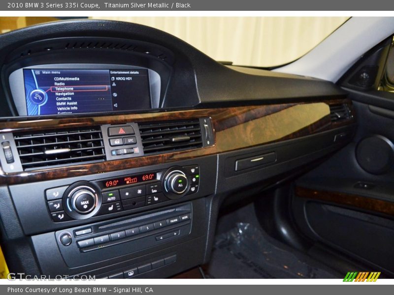 Titanium Silver Metallic / Black 2010 BMW 3 Series 335i Coupe