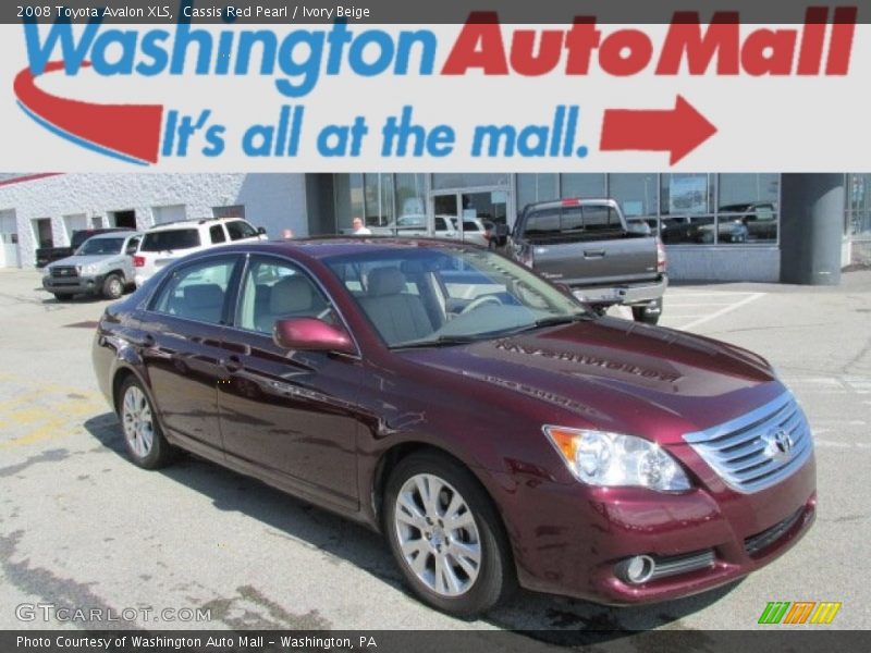 Cassis Red Pearl / Ivory Beige 2008 Toyota Avalon XLS