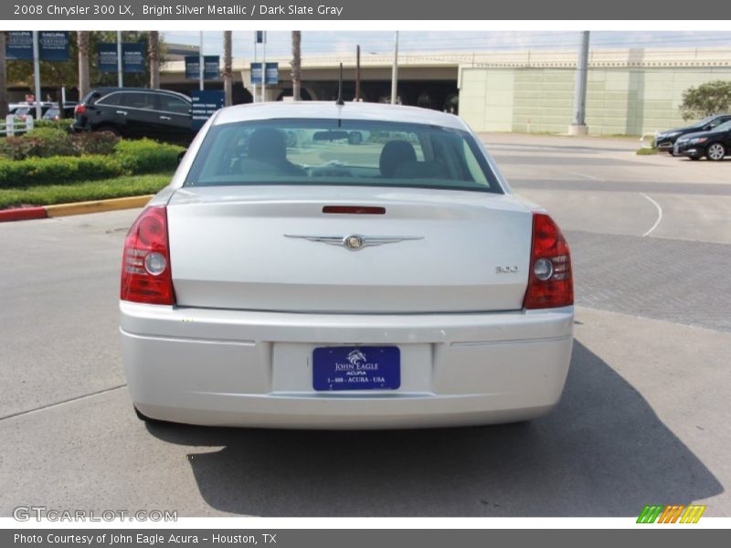 Bright Silver Metallic / Dark Slate Gray 2008 Chrysler 300 LX