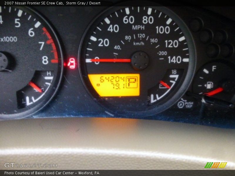 Storm Gray / Desert 2007 Nissan Frontier SE Crew Cab