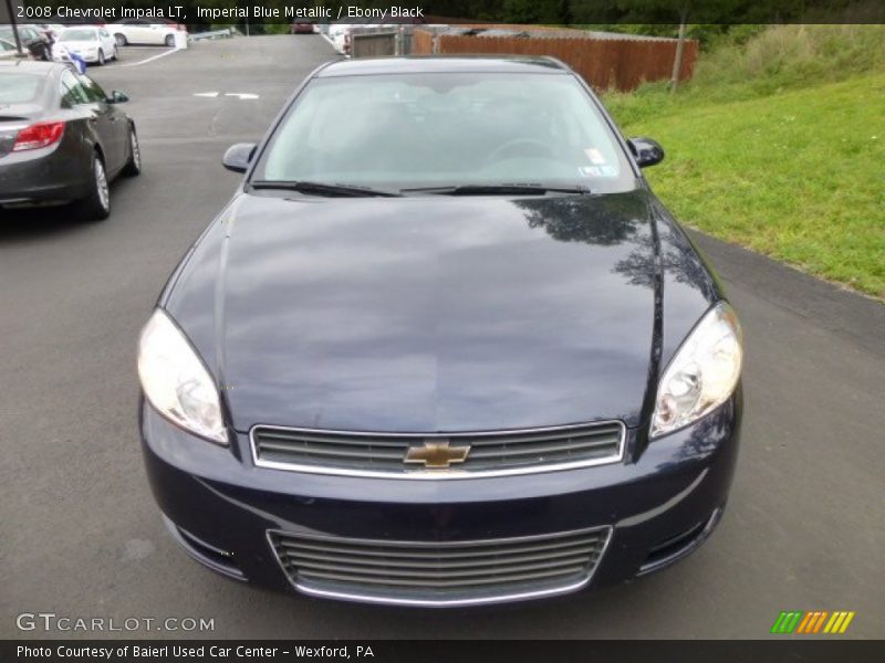 Imperial Blue Metallic / Ebony Black 2008 Chevrolet Impala LT