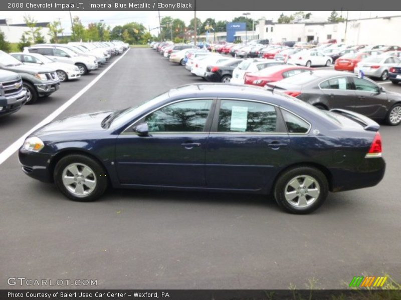 Imperial Blue Metallic / Ebony Black 2008 Chevrolet Impala LT