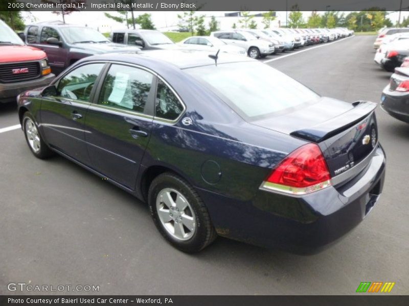 Imperial Blue Metallic / Ebony Black 2008 Chevrolet Impala LT