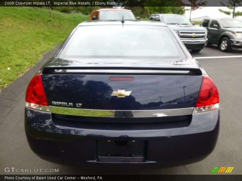Imperial Blue Metallic / Ebony Black 2008 Chevrolet Impala LT