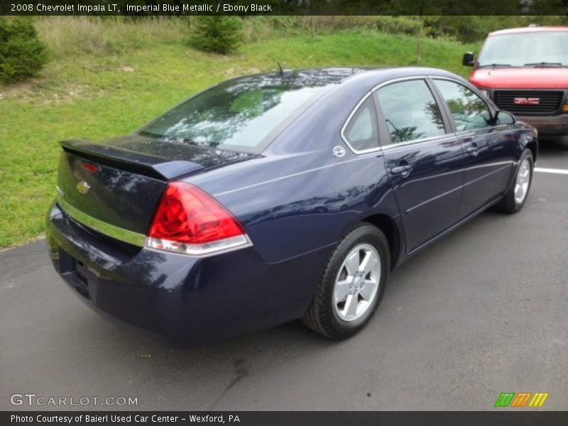 Imperial Blue Metallic / Ebony Black 2008 Chevrolet Impala LT
