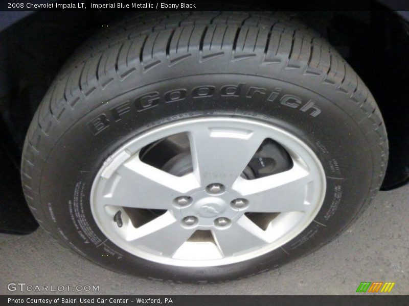 Imperial Blue Metallic / Ebony Black 2008 Chevrolet Impala LT