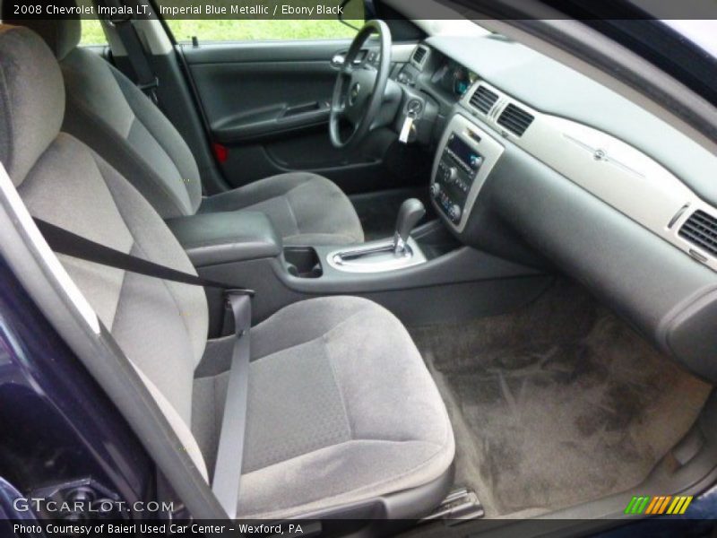 Imperial Blue Metallic / Ebony Black 2008 Chevrolet Impala LT