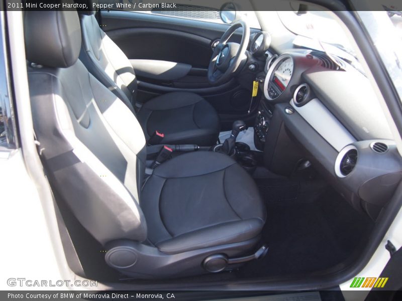 Pepper White / Carbon Black 2011 Mini Cooper Hardtop