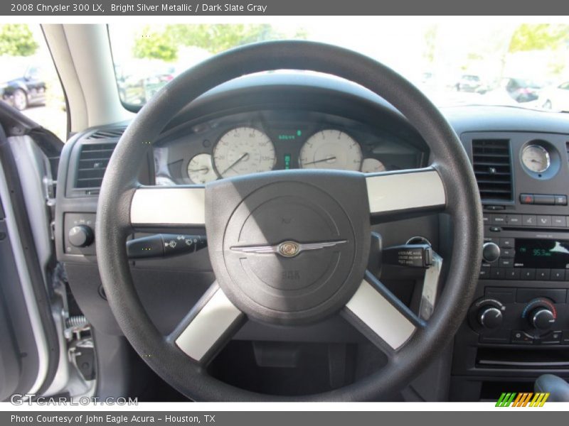 Bright Silver Metallic / Dark Slate Gray 2008 Chrysler 300 LX