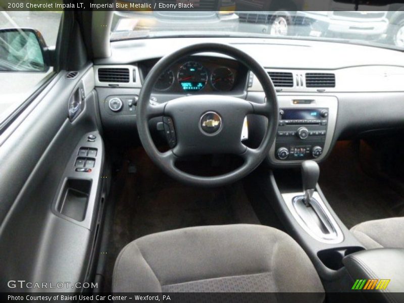 Imperial Blue Metallic / Ebony Black 2008 Chevrolet Impala LT