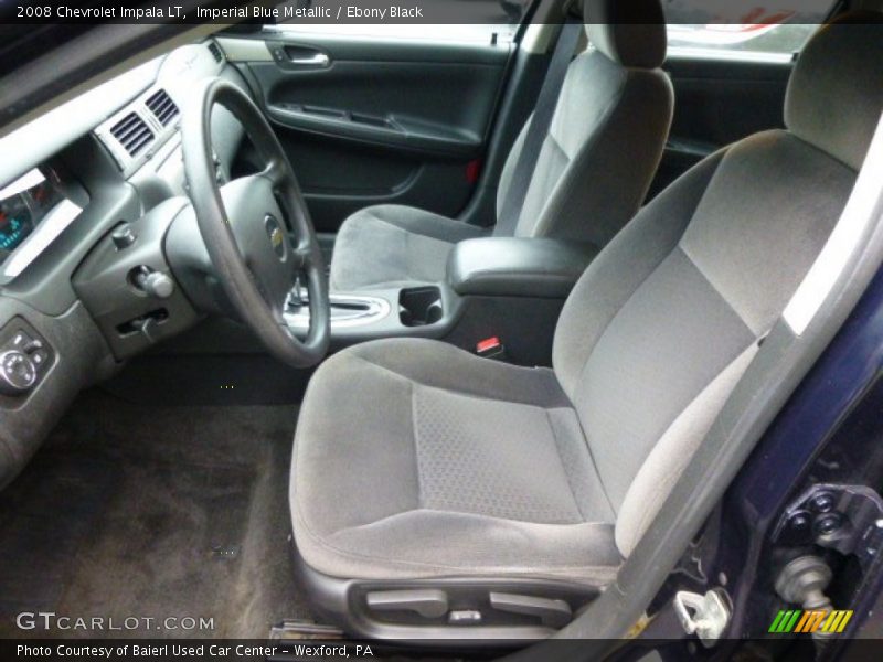 Imperial Blue Metallic / Ebony Black 2008 Chevrolet Impala LT