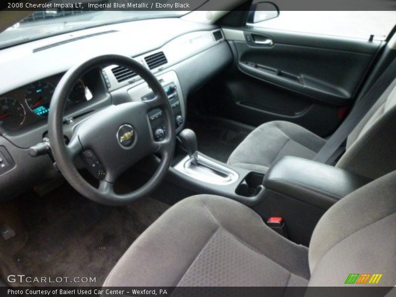 Imperial Blue Metallic / Ebony Black 2008 Chevrolet Impala LT