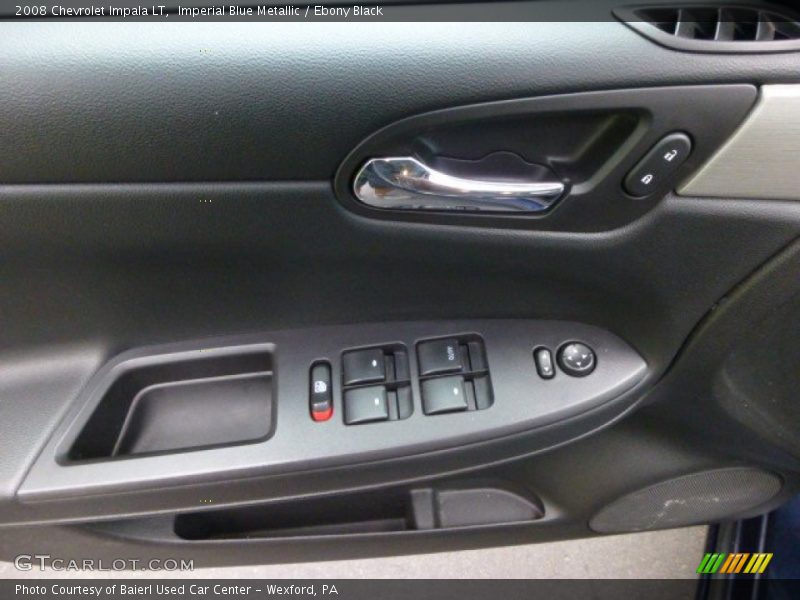 Imperial Blue Metallic / Ebony Black 2008 Chevrolet Impala LT