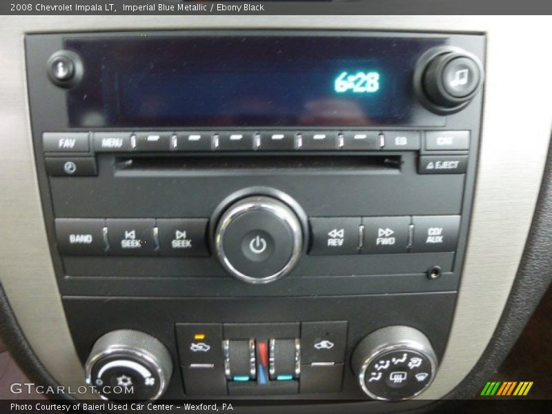 Imperial Blue Metallic / Ebony Black 2008 Chevrolet Impala LT