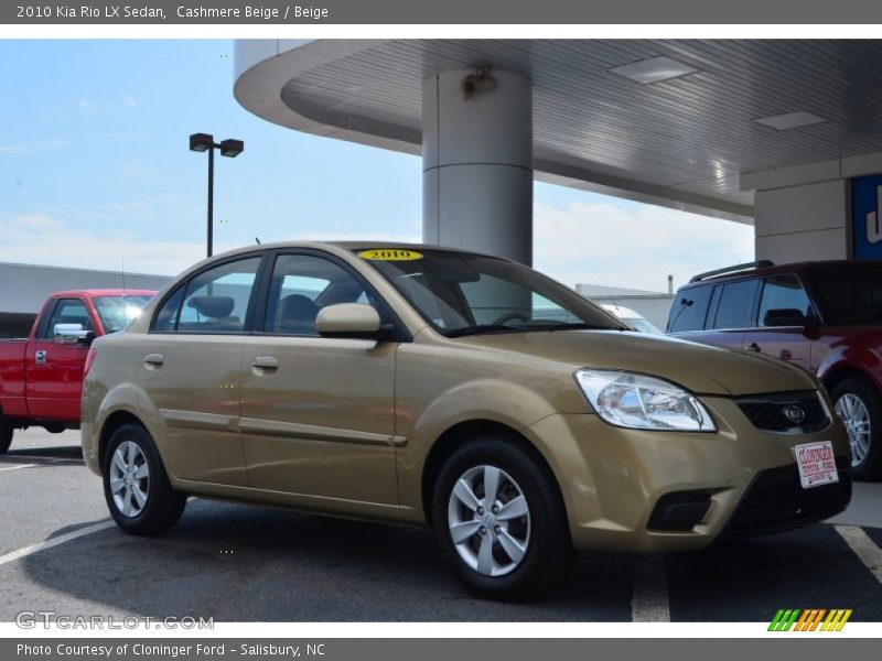 Cashmere Beige / Beige 2010 Kia Rio LX Sedan