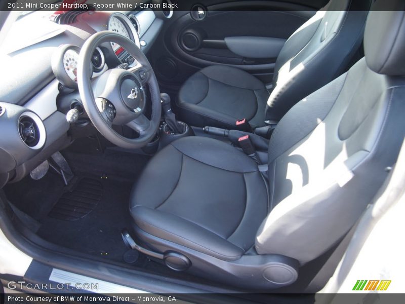 Pepper White / Carbon Black 2011 Mini Cooper Hardtop
