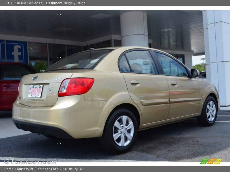 Cashmere Beige / Beige 2010 Kia Rio LX Sedan