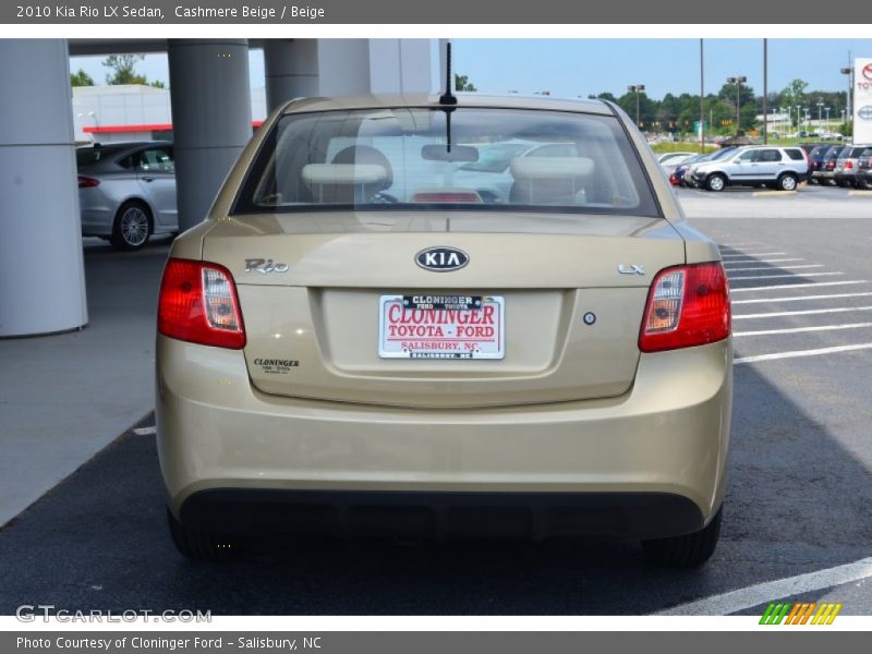 Cashmere Beige / Beige 2010 Kia Rio LX Sedan