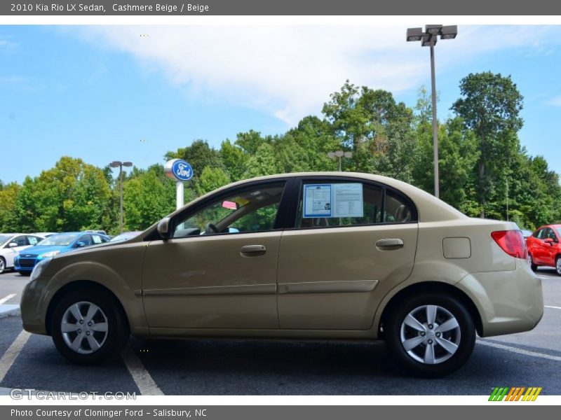 Cashmere Beige / Beige 2010 Kia Rio LX Sedan