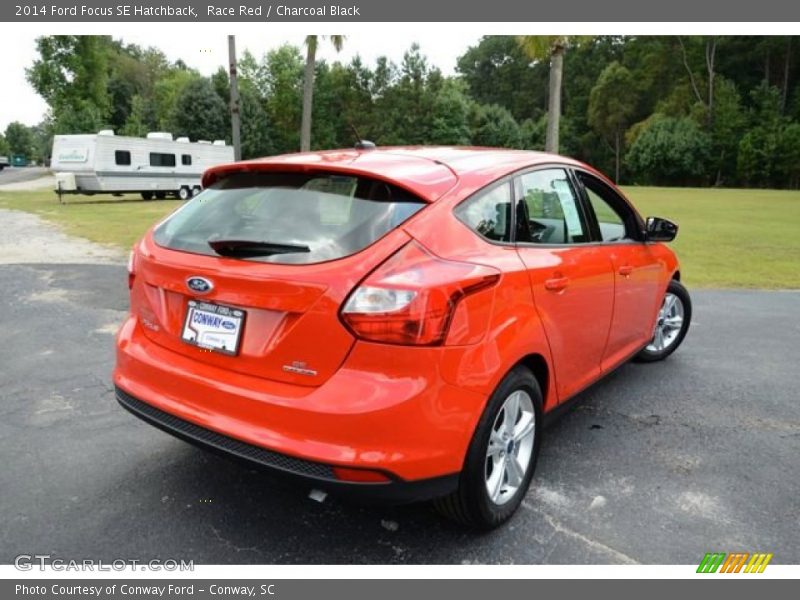 Race Red / Charcoal Black 2014 Ford Focus SE Hatchback