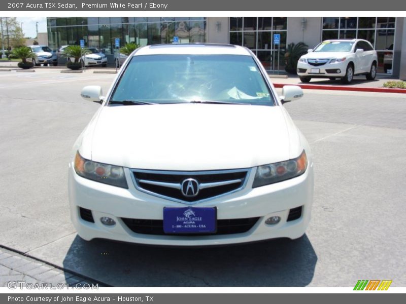 Premium White Pearl / Ebony 2007 Acura TSX Sedan