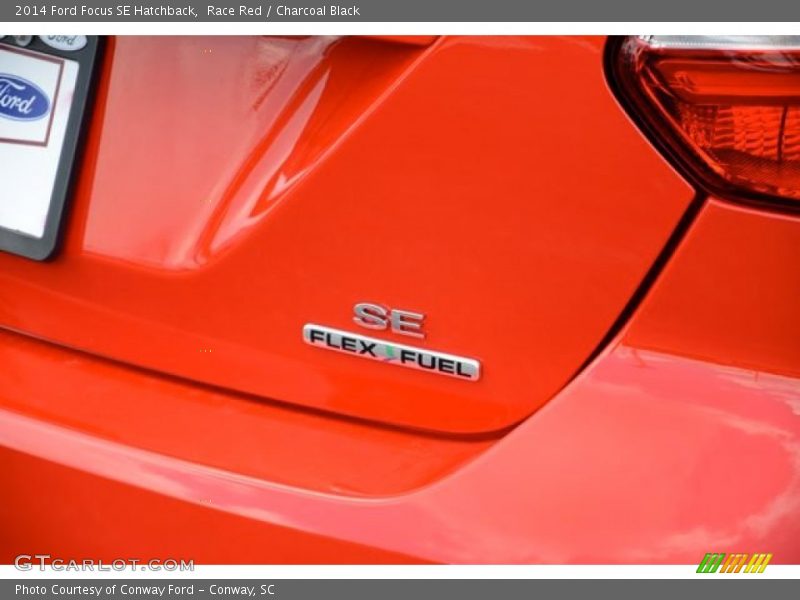 Race Red / Charcoal Black 2014 Ford Focus SE Hatchback