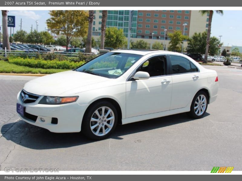 Premium White Pearl / Ebony 2007 Acura TSX Sedan