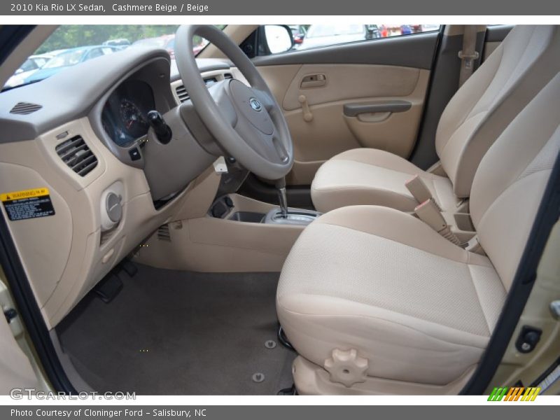 Cashmere Beige / Beige 2010 Kia Rio LX Sedan