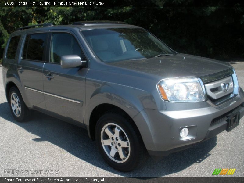 Nimbus Gray Metallic / Gray 2009 Honda Pilot Touring