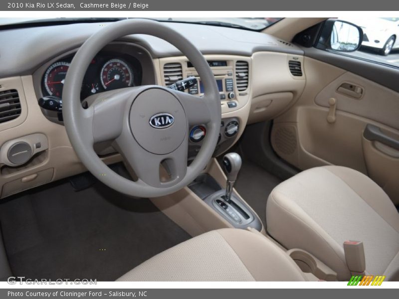 Cashmere Beige / Beige 2010 Kia Rio LX Sedan