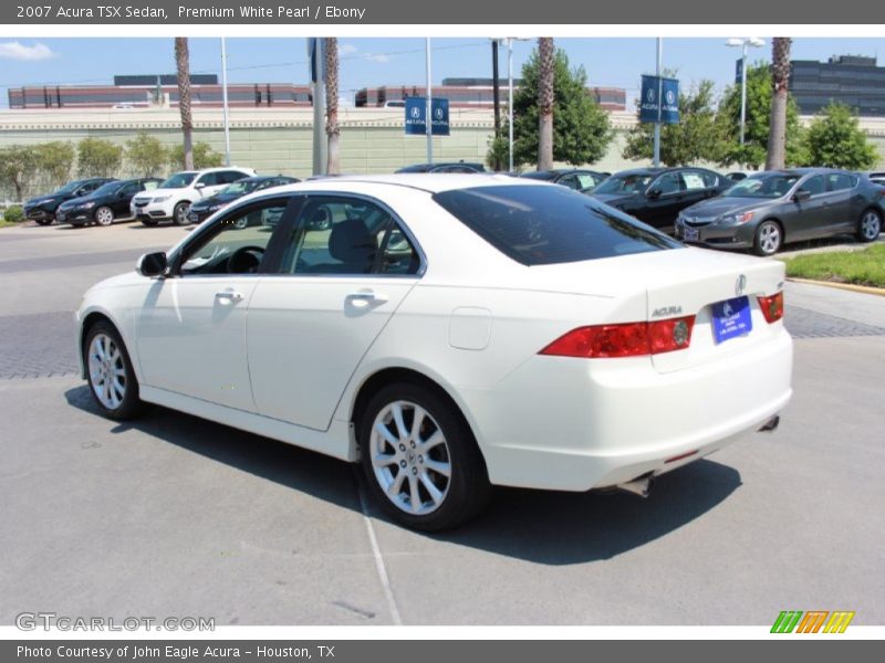 Premium White Pearl / Ebony 2007 Acura TSX Sedan