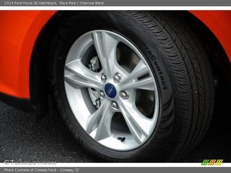 Race Red / Charcoal Black 2014 Ford Focus SE Hatchback