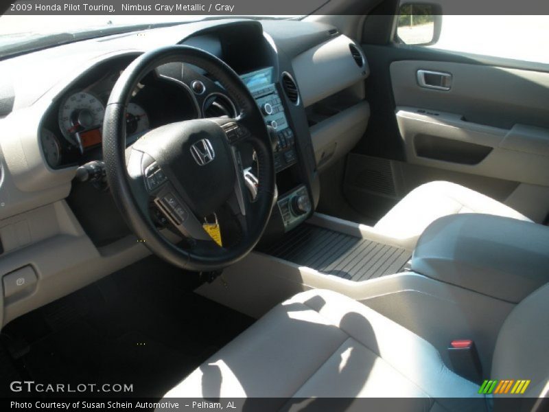 Nimbus Gray Metallic / Gray 2009 Honda Pilot Touring