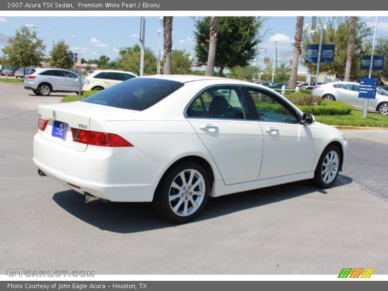 Premium White Pearl / Ebony 2007 Acura TSX Sedan