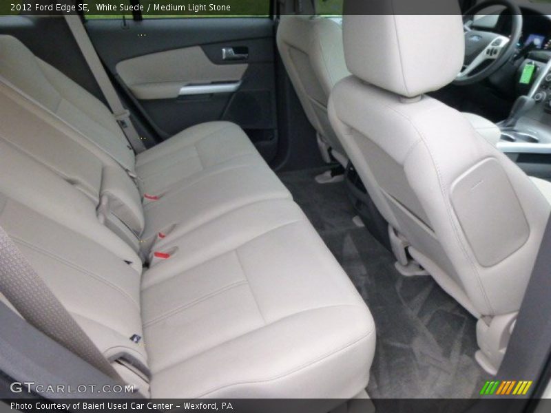 White Suede / Medium Light Stone 2012 Ford Edge SE