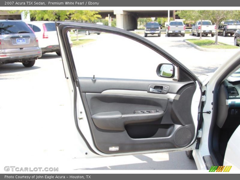 Premium White Pearl / Ebony 2007 Acura TSX Sedan