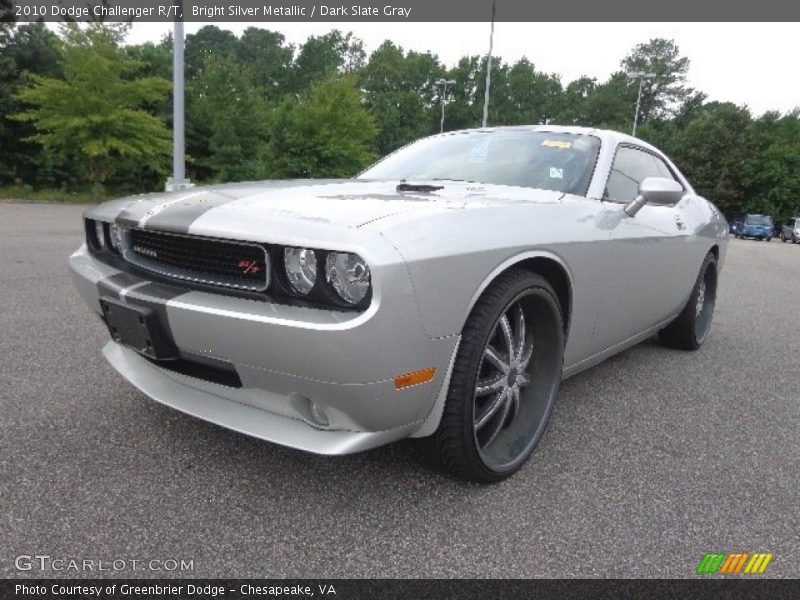 Bright Silver Metallic / Dark Slate Gray 2010 Dodge Challenger R/T
